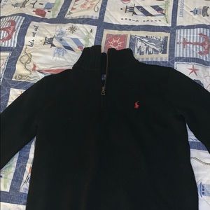 long sleeve polo sweater